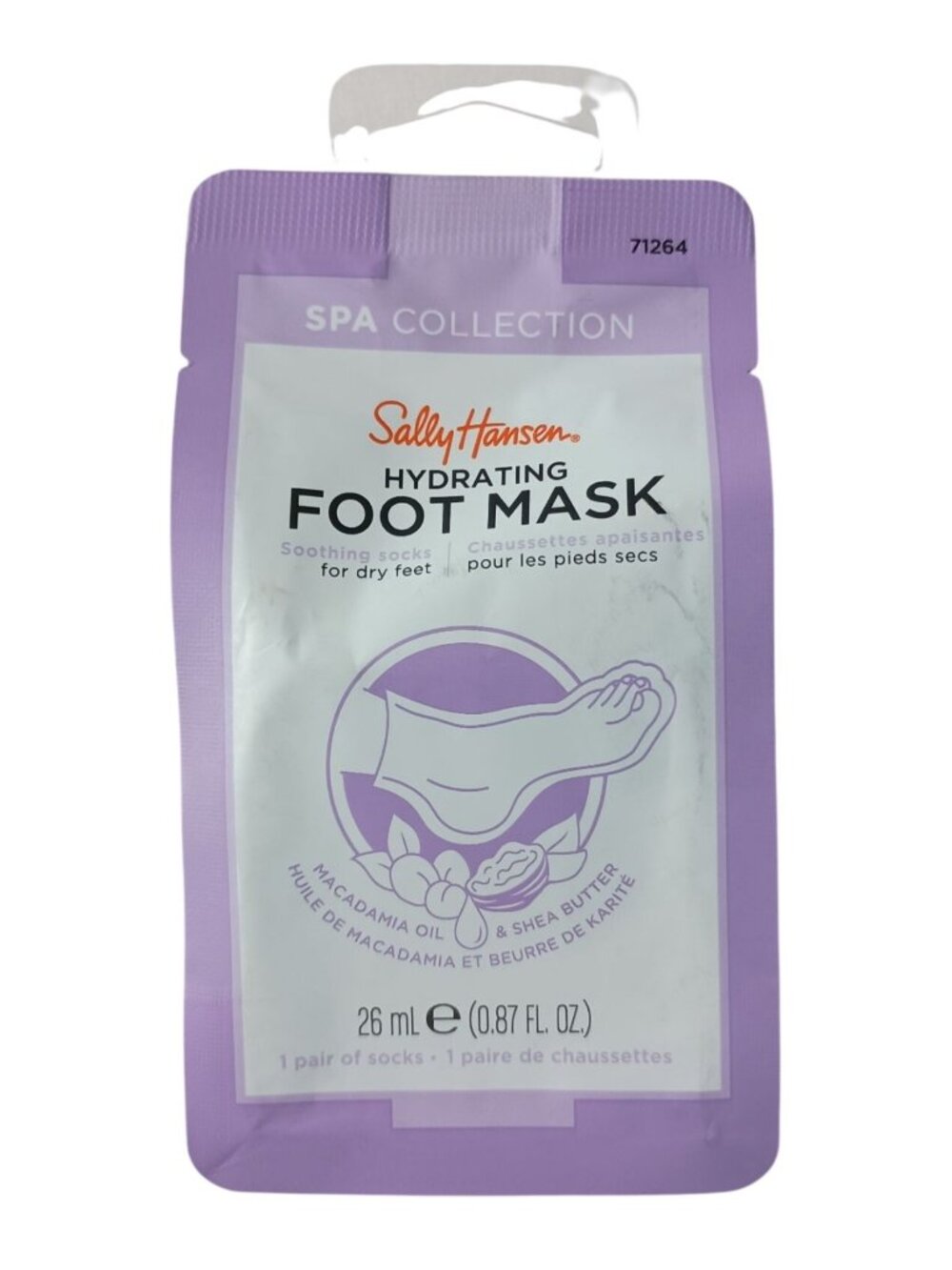 Sally Hansen SPA Collection Hydrating Foot Mask 26ml New